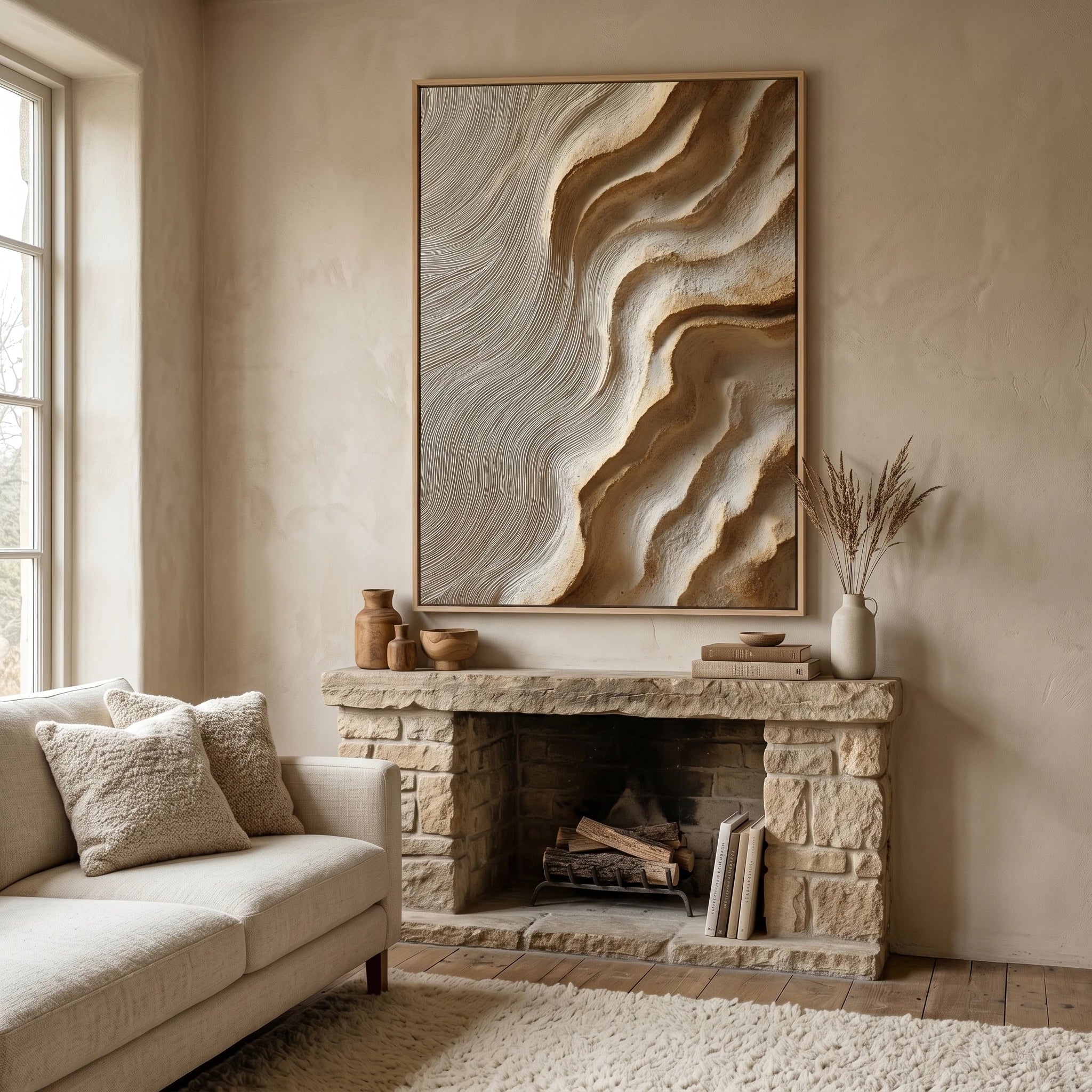 3D Textured Art | Earthen Current