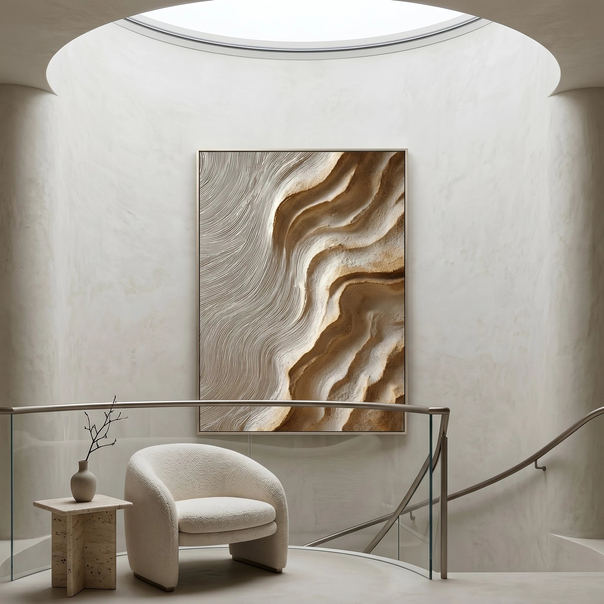 3D Textured Art | Earthen Current