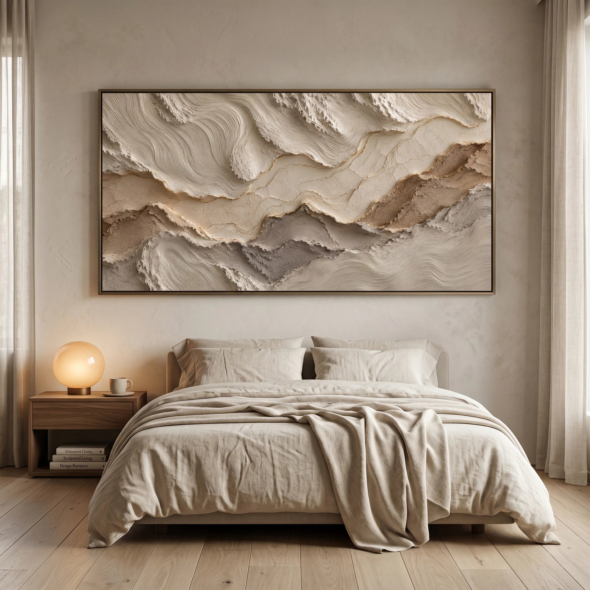 3D Textured Art | Tidal Earth Layers