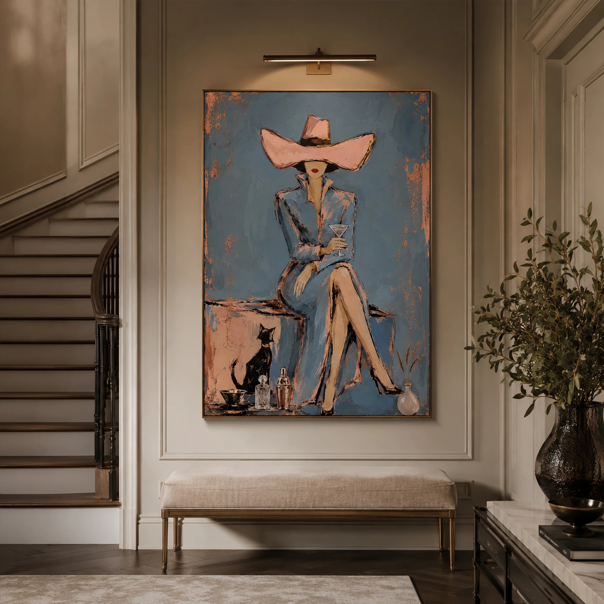POP Art | Blue Hour Elegance