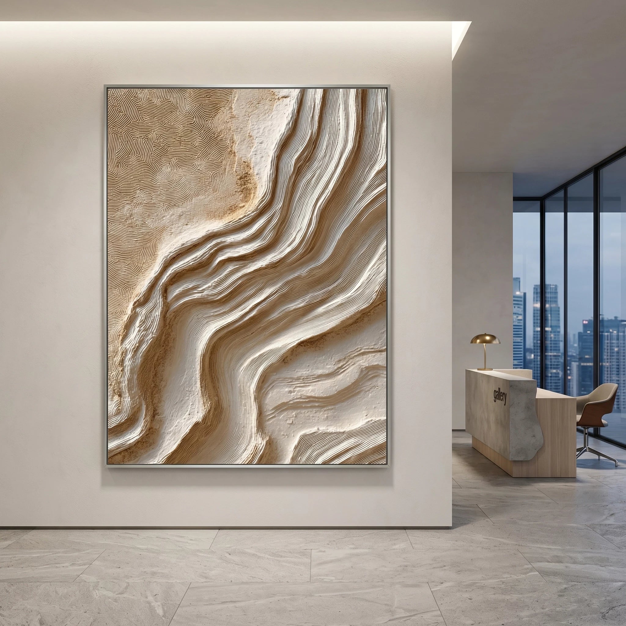 3D Textured Art | Flowing Strata