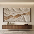 Neutral Mountain Relief Art | Tides of Stone