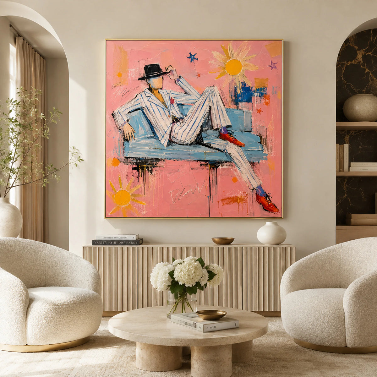 POP Art | Pink Hour Cowboy