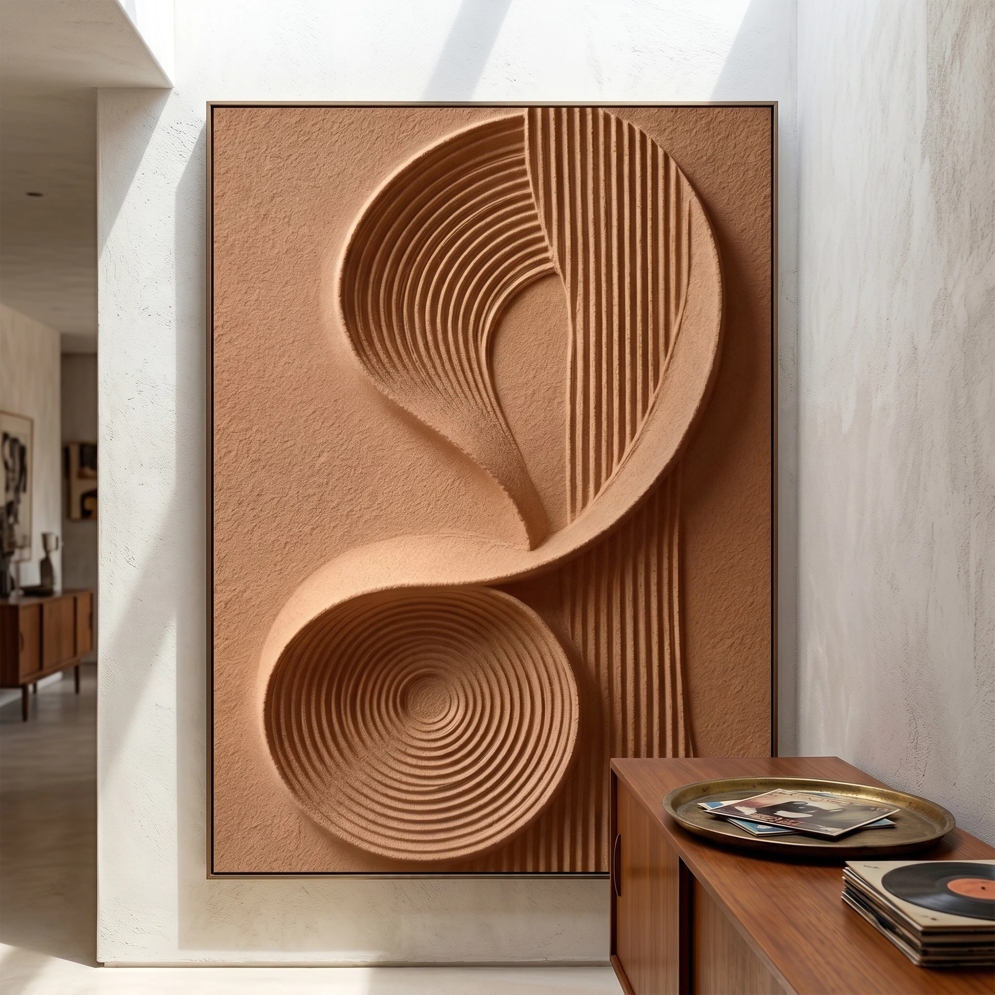 3D Textured Art | Clay Dreams in Circles