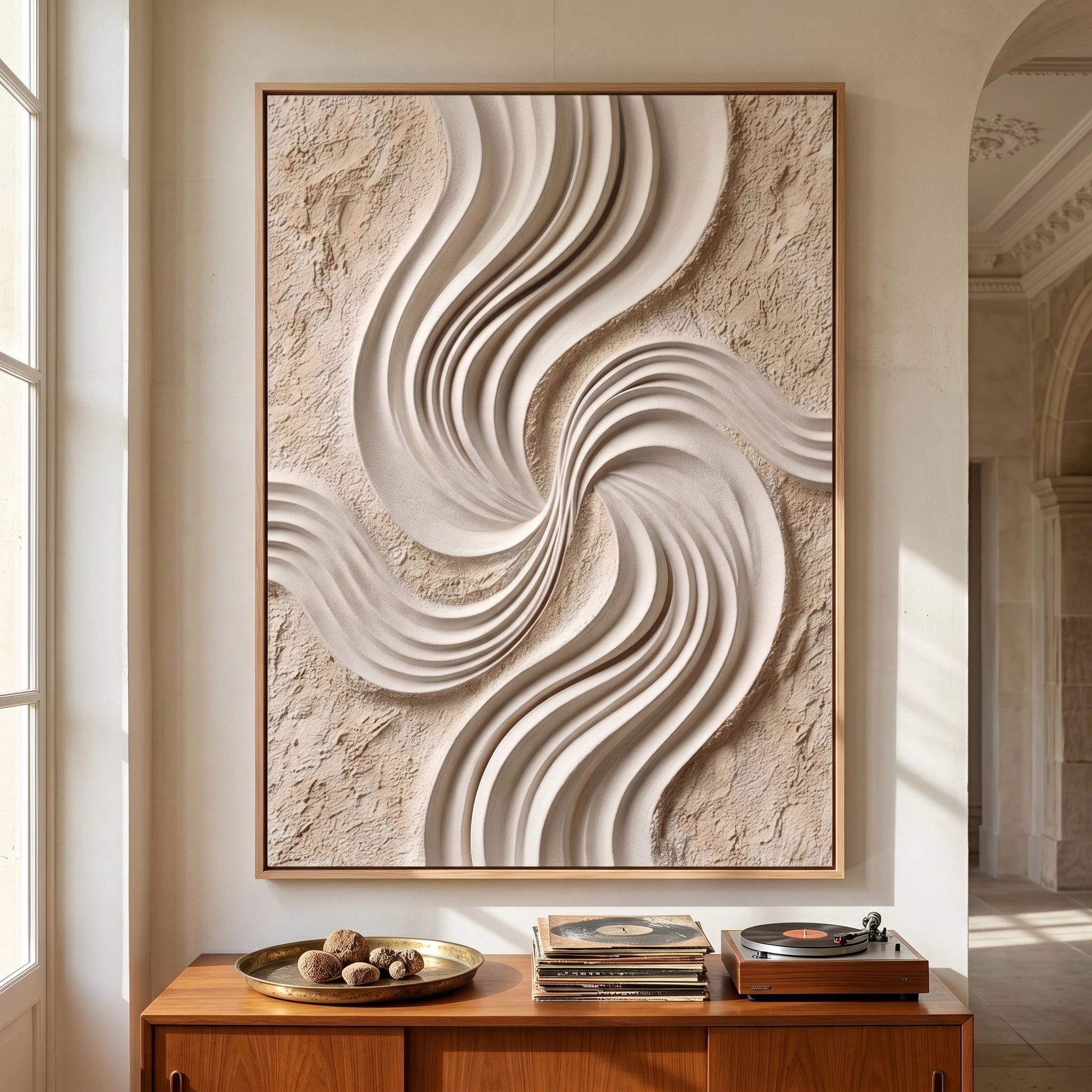 3D Textured Art | The Music Between Waves