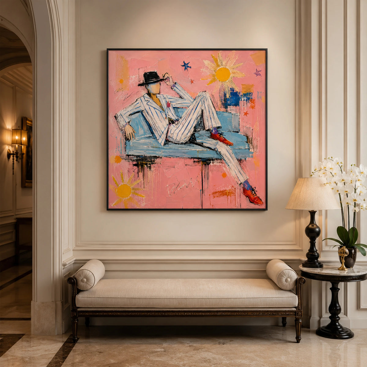 POP Art | Pink Hour Cowboy
