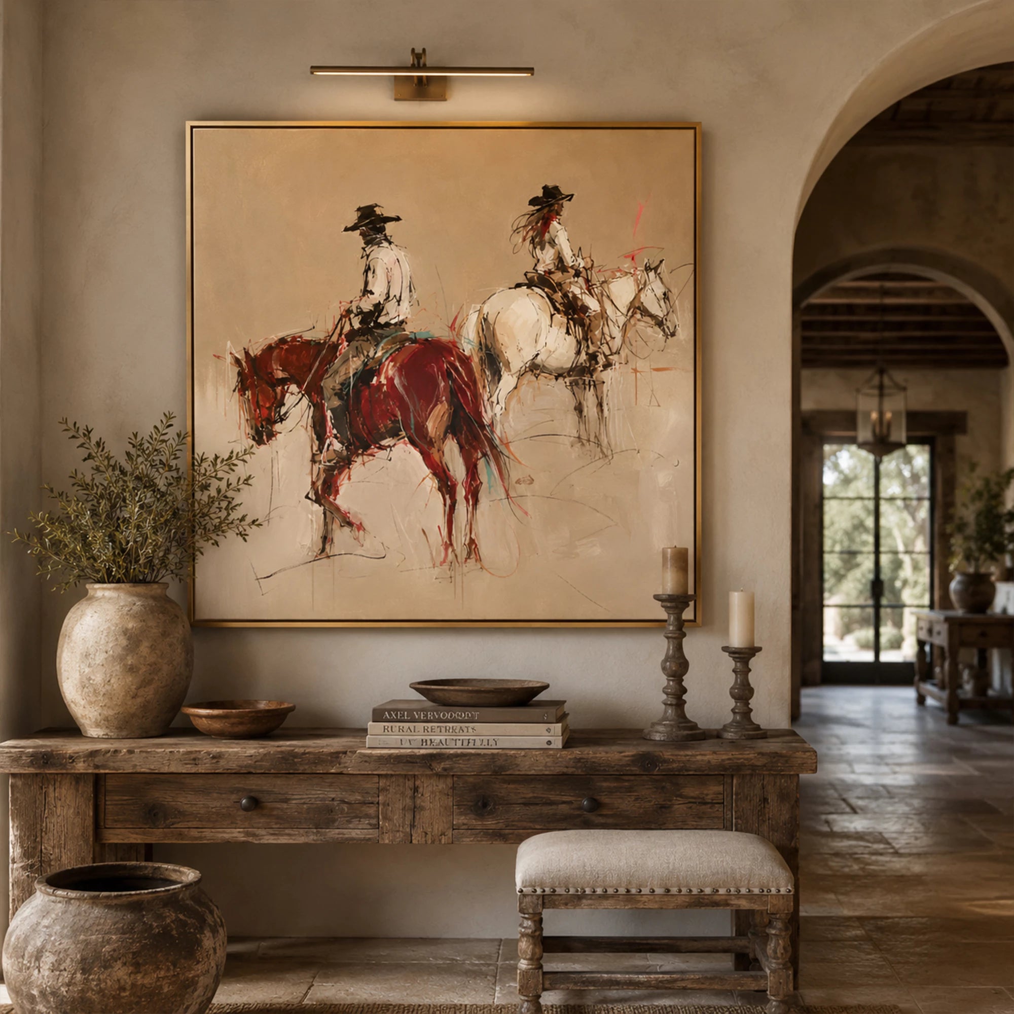 Western Art | Leaving at First Light