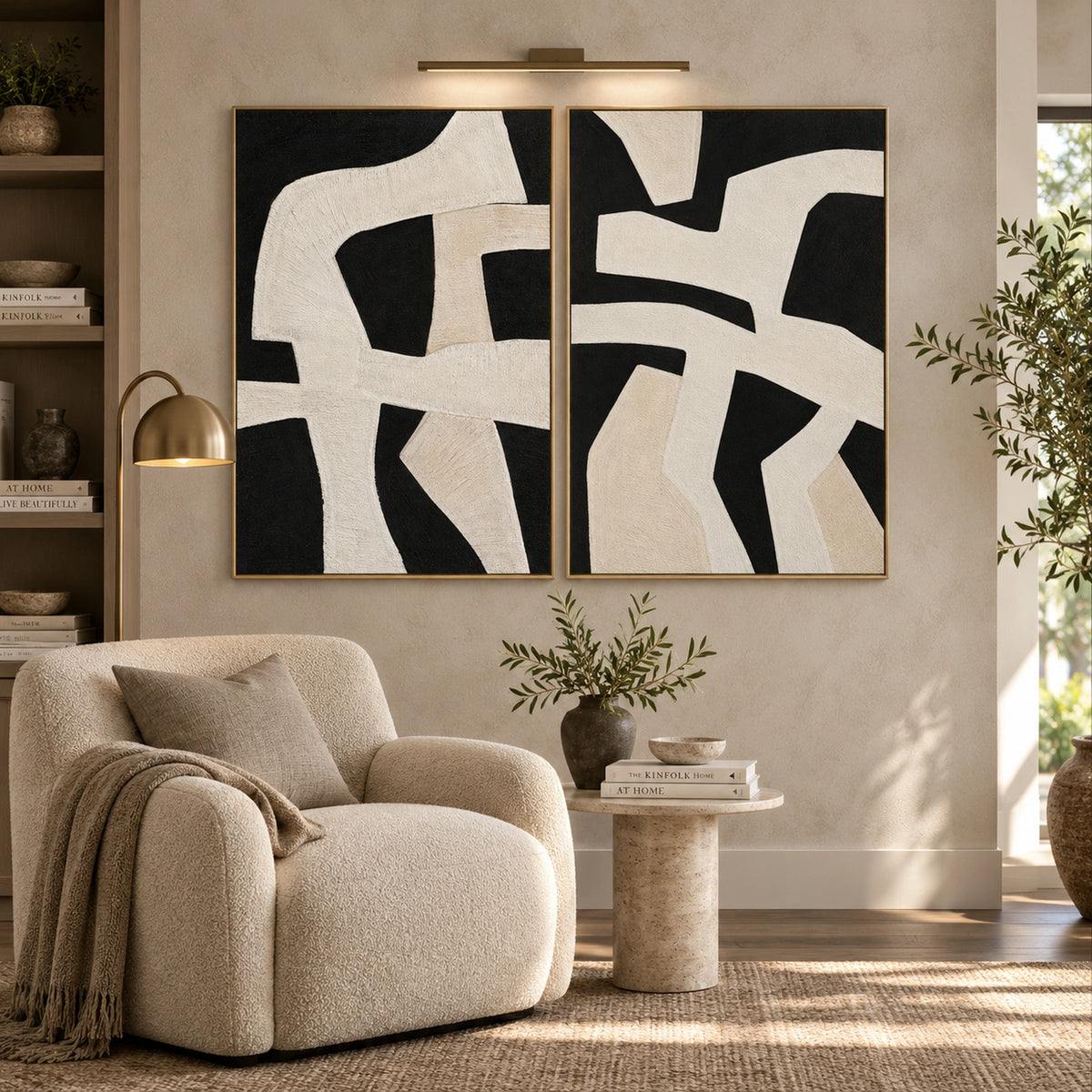 Diptych Art | An Unplanned Dance