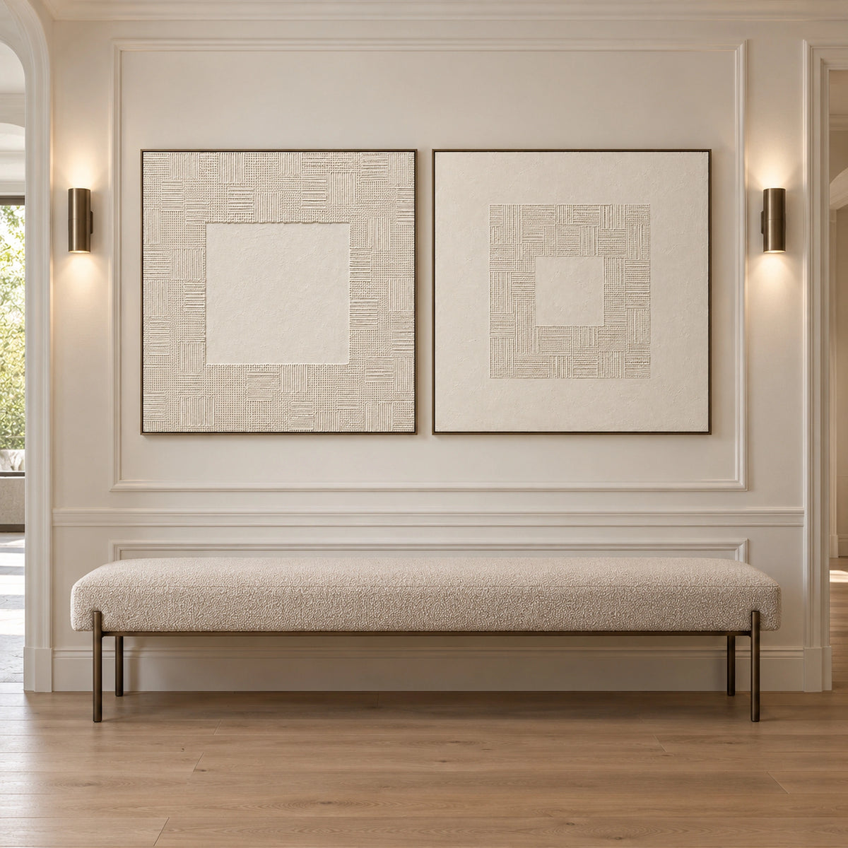 Diptych Art |Quiet Thresholds