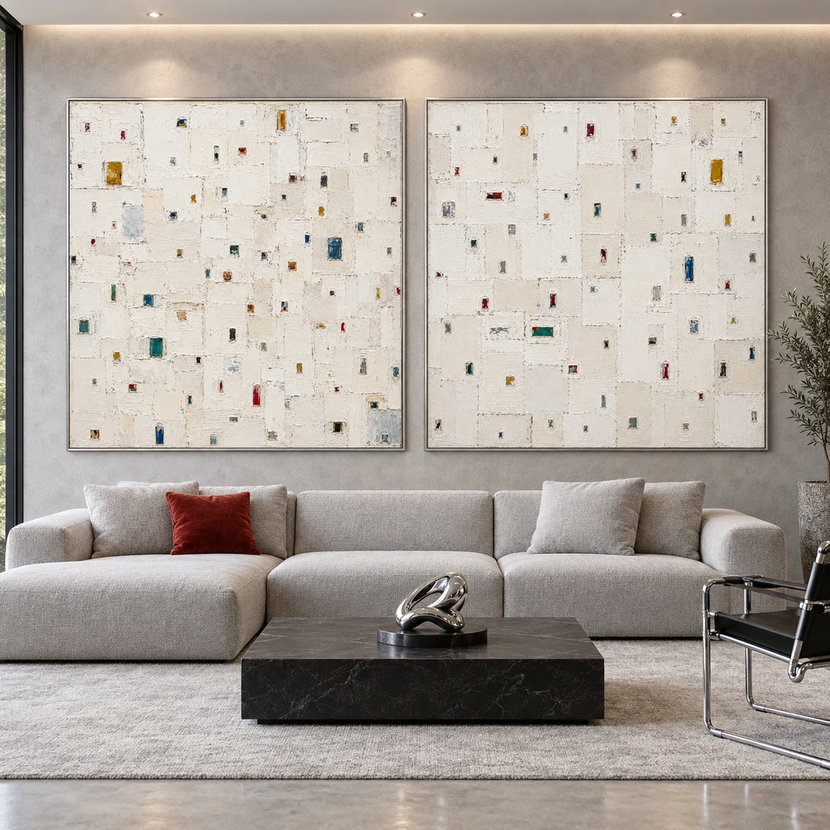 Diptych Art | Windows of Light