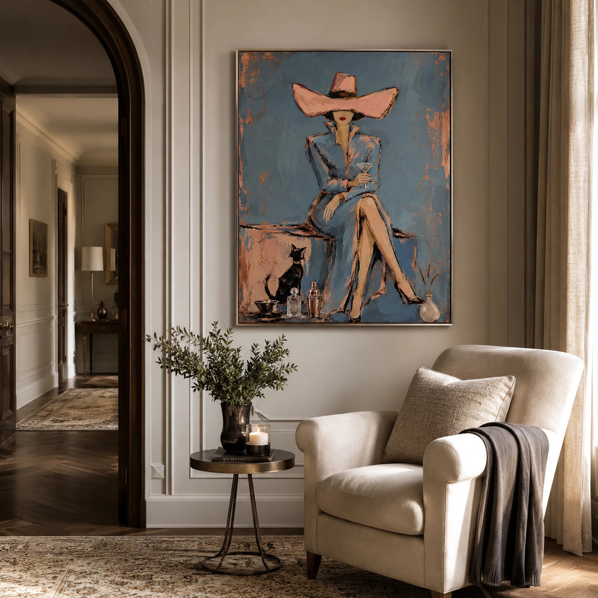 POP Art | Blue Hour Elegance