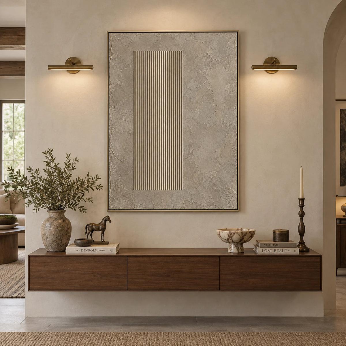 Wabi Sabi Wall Art | Quiet Column