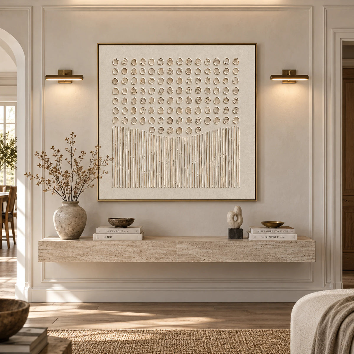 Wabi Sabi Wall Art | Ivory Garden