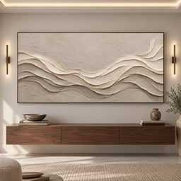 Sculptural wall Art | Silent Desert Rhythm