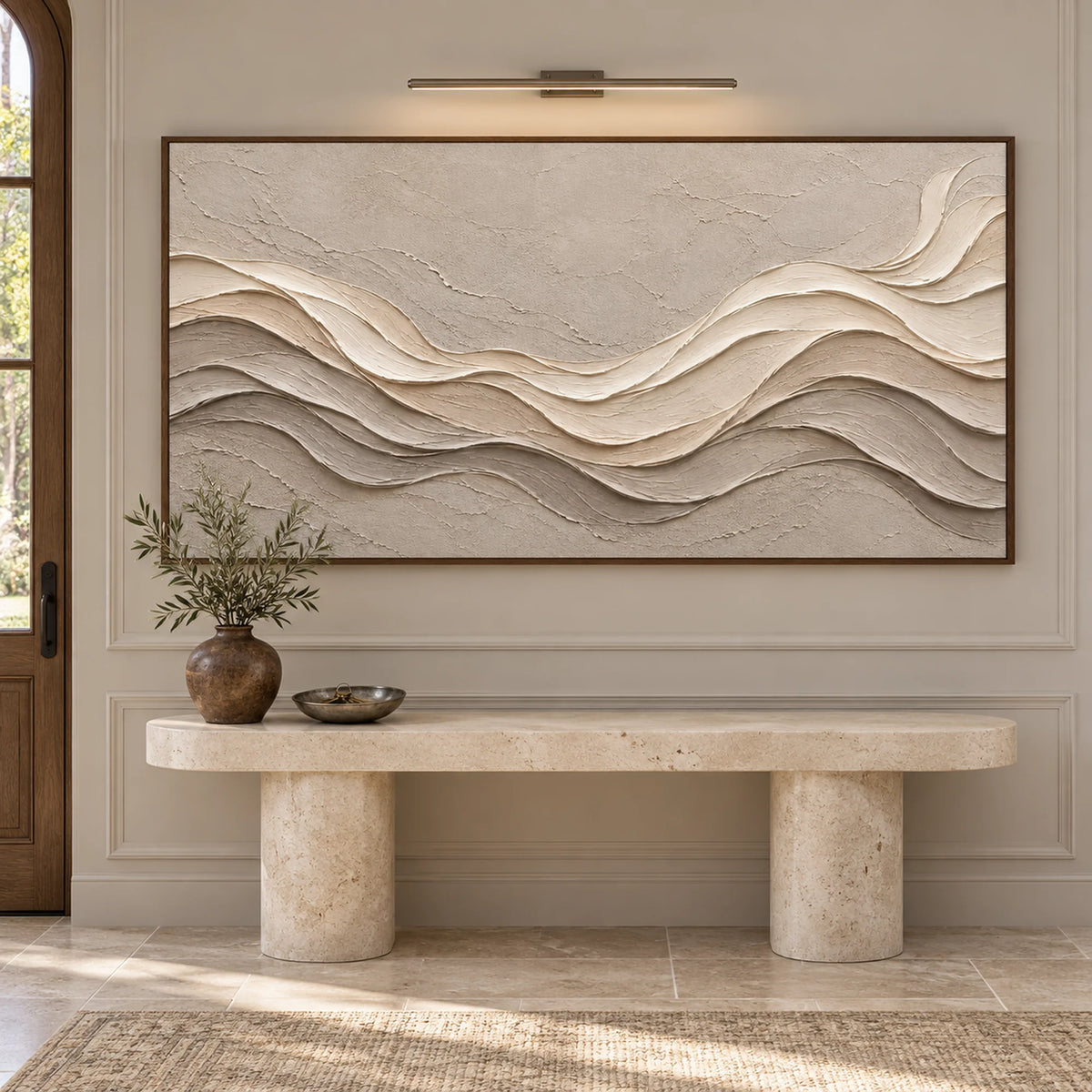 Sculptural wall Art | Silent Desert Rhythm