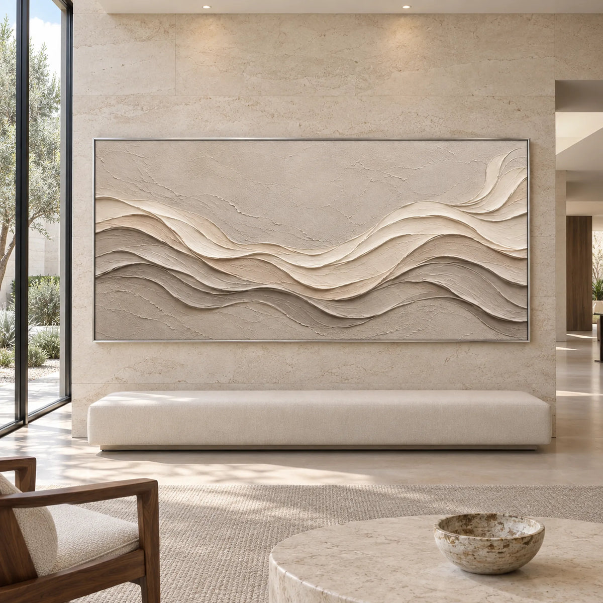 Sculptural wall Art | Silent Desert Rhythm