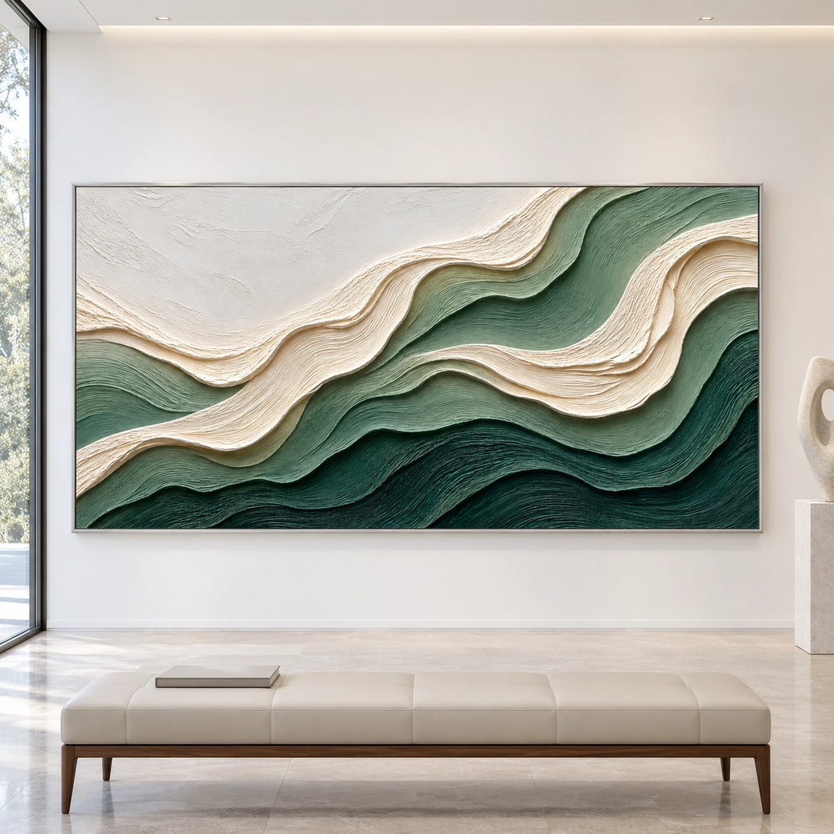 Sculptural wall Art | Velvet Current